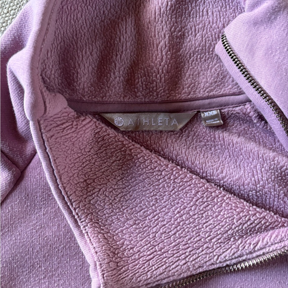 Athleta Cozy Karma Asym Pullover Sweatshirt